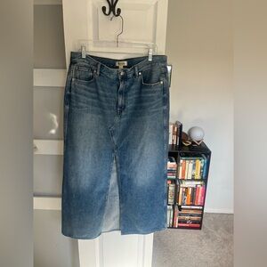 Madewell Blue Denim Skirt